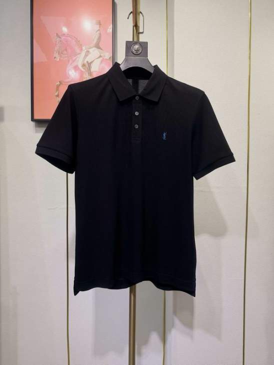 Picture of Saint Laurent Polo Shirts Short _SKUYSLS-2XLtltx1825442